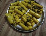 गुजराती खांडवी (gujarati khandvi recipe in Hindi) रेसिपी चरण 3 फोटो