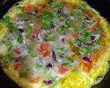ভেজিটেবল ওমলেট (Vegetable omelette recipe in bengali) রেসিপির ধাপ 2 ছবি