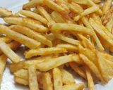 A picture of step 2 of Honey Chilli Potatoes.