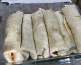 A picture of step 4 of Pork & Pepper Enchiladas.