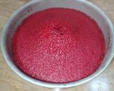 A picture of step 5 of Red Velvet Cake ❤️.