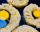Foto del paso 2 de la receta: NIDOS DE PURÉ DE 🥔PAPAS🥔Y 🥚🥚HUEVO🍳
