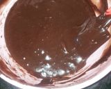 A picture of step 4 of Flaky and fudgy brownies made with oil.