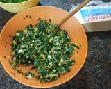 Foto del paso 3 de la receta: Tortilla de Hojas de Brócoli
