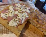 A picture of step 9 of Long-Rise Focaccia with Sourdough Starter.