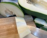 Hình bước làm 5 của món Canh Đu Đủ Xanh Hầm Giò Heo