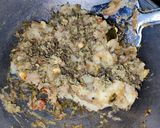 A picture of step 6 of Masala dosa.