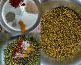 A picture of step 3 of Fried Mung Namkeen.