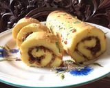 Foto langkah ke 10 dari resep Bolu Gulung Abon.