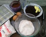 Foto langkah ke 1 dari resep Brownies Tepung Mocaf.