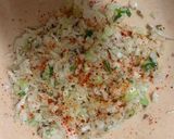 A picture of step 2 of Momo Mughlai Paratha (Cabbage).
