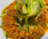 Foto del paso 6 de la receta: 🍝 ESPAGUETI DE ZUCCHINI CON SALSA ESTILO BOLOGNESA🍅🥕 🥰