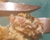 Une image de l'étape 3 de Quiche sans pâte aux fanes de radis.