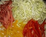 A picture of step 1 of Mini noodle rolls.