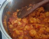 A picture of step 3 of Curried cauliflower,cheese and potato bake.