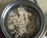 A picture of step 2 of Cheesy Rice Patties.