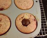 A picture of step 12 of Fresh Strawberry Chocolate Truffle Cupcakes with Fresh Strawberry Whipped Cream Frosting.