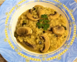 Foto del paso 5 de la receta: Risotto de champiñones y calabacín
