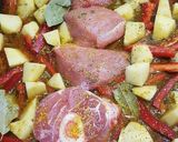 Pas rețetă Mușchi de vită la cuptor cu legume și ceapă caramelizată 3 fotografie