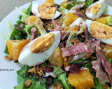 Foto del paso 7 de la receta: Ensalada de pato, naranja y huevo, con aliño de arándanos