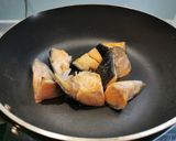 蒜苗麻油滷鮭魚的食譜步驟3照片