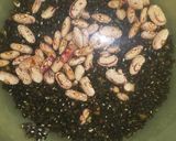 A picture of step 1 of Dal Makhani.
