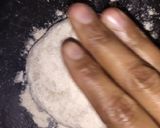 A picture of step 2 of Jawar ki Roti.