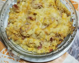Foto del paso 2 de la receta: Patatas con jamón gratinadas fácil y rápido