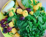 Hình bước làm 1 của món Sinh tố diet ngày 11 🍇🍌🥭