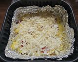 Tejszínes kolbászos rakott krumpli (tojás nélkül) - Air-fryerben 🥘 recept fázis 3 fotója