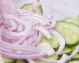 A picture of step 3 of Cucumber Salad.