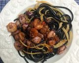 Foto del paso 5 de la receta: Spaghetti dos colores a la marinera