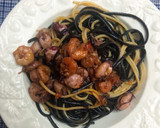 Foto del paso 5 de la receta: Spaghetti dos colores a la marinera