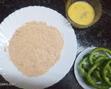 A picture of step 1 of Baked Bell Pepper rings.