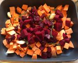 Köret: édesburgonya&cékla 🍠🥗 recept fázis 3 fotója