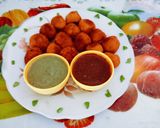 A picture of step 4 of Tasty yummy potato corn flour balls.