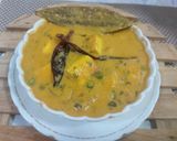 A picture of step 8 of Paneer green peas masala curry.