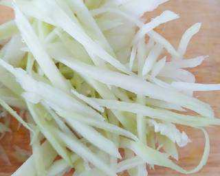 Cendol pepaya muda (flourless) - Step 1