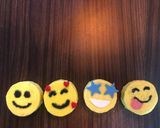 A picture of step 17 of Emoji mini cakes (eggless).