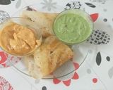 A picture of step 4 of Paneer Chilli Dosa.