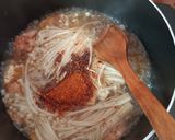 Foto langkah ke 6 dari resep Tumis Tofu Jamur Enoki.