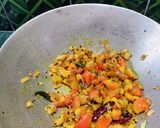 A picture of step 3 of Spinach (palak) Veggies Subzi.
