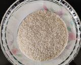 A picture of step 1 of Jeera rice and dal tadka.