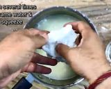 A picture of step 4 of How I made Mozzarella Cheese for first time.