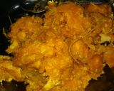 A picture of step 3 of Bel ka sharbat.