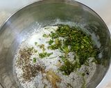 A picture of step 1 of Kuttu ka Cheela.