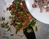 Foto langkah ke 2 dari resep Oseng cumi asin.