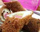 Foto langkah ke 5 dari resep Sandwich isi sosis tepung panir.