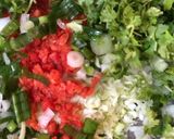 A picture of step 2 of Healthy vegetable pancakes.