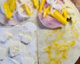 Pirított töltött tortilla recept fázis 2 fotója